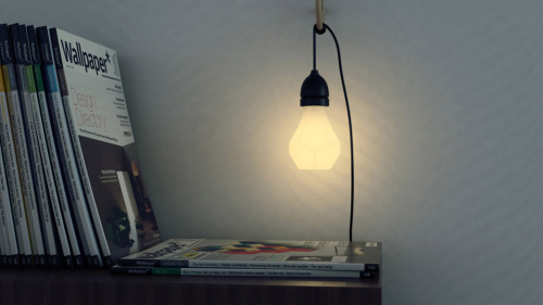 ippinka:Save energy and money with this sleek, LED lightbulb.