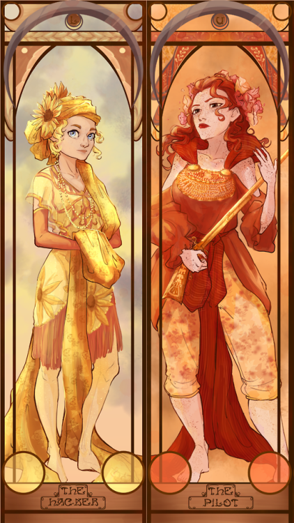 eerna: Annnnd the entire print set of fashion Lunar girls is done~ You can get the posters and other