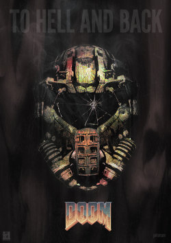 the-goddamn-doomguy:  To Hell And Back -Poster edition by ~juhoham 
