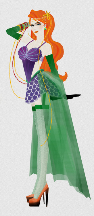 girlofmanycolors:  Burlesque Disney Princess’s By:MADHANZ