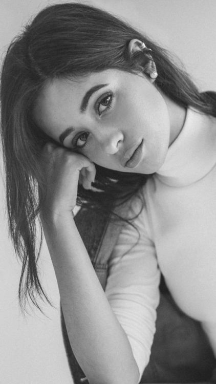 Camila Cabello, monochrome, 2018, 720x1280 wallpaper @wallpapersmug : ift.tt/2FI4itB - https