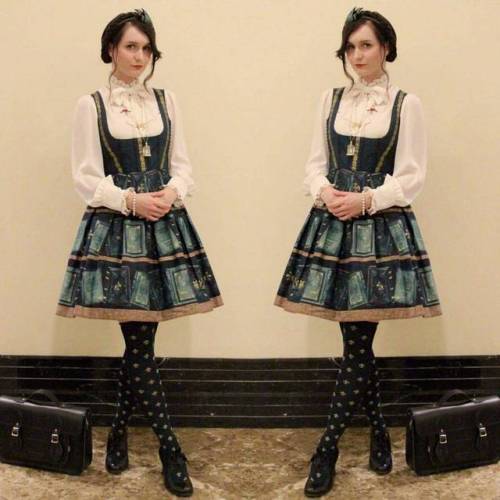 Full coord shot from yesterday’s high tea. Thankyou @rm_marionette for the photo 