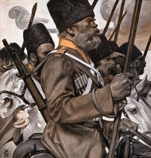 shear-in-spuh-rey-shuhn - J.C. LEYENDECKERRussian Cossacks...