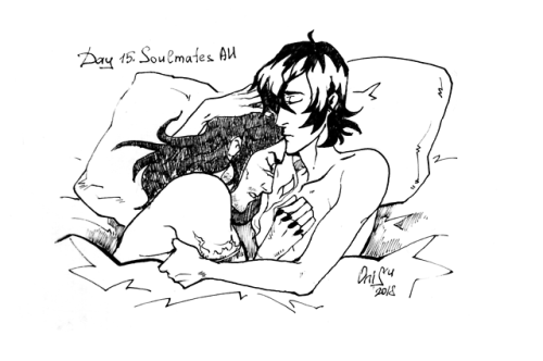 onisuright:Keithtober15 Day - AU, in which soulmates see each other’s dreams16 Day