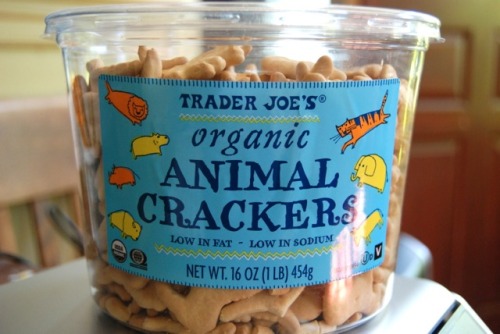 weightwatchersandweed: Trader Joe’s Organic Animal Crackers - 4 Points Serving size: 17 crackers