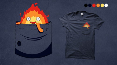 My Calcifer design is up for voting at Qwertee :)