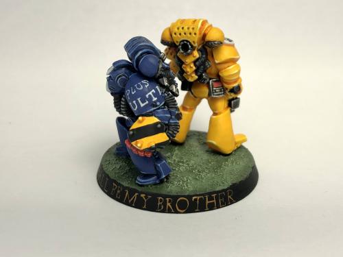 “He who stands with me shall be my brother” - A little Oldhammer project I put together for my frien