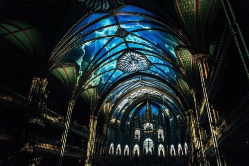 thattallnerdybean:mymodernmet:19th-Century Gothic Church Is Transformed into an Immersive Wonderland