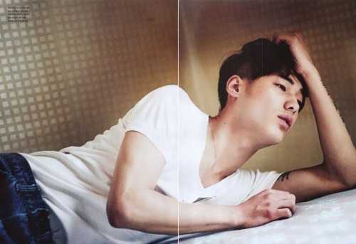 koreanmalemodels:  Shon Minho for GQ, June 2014