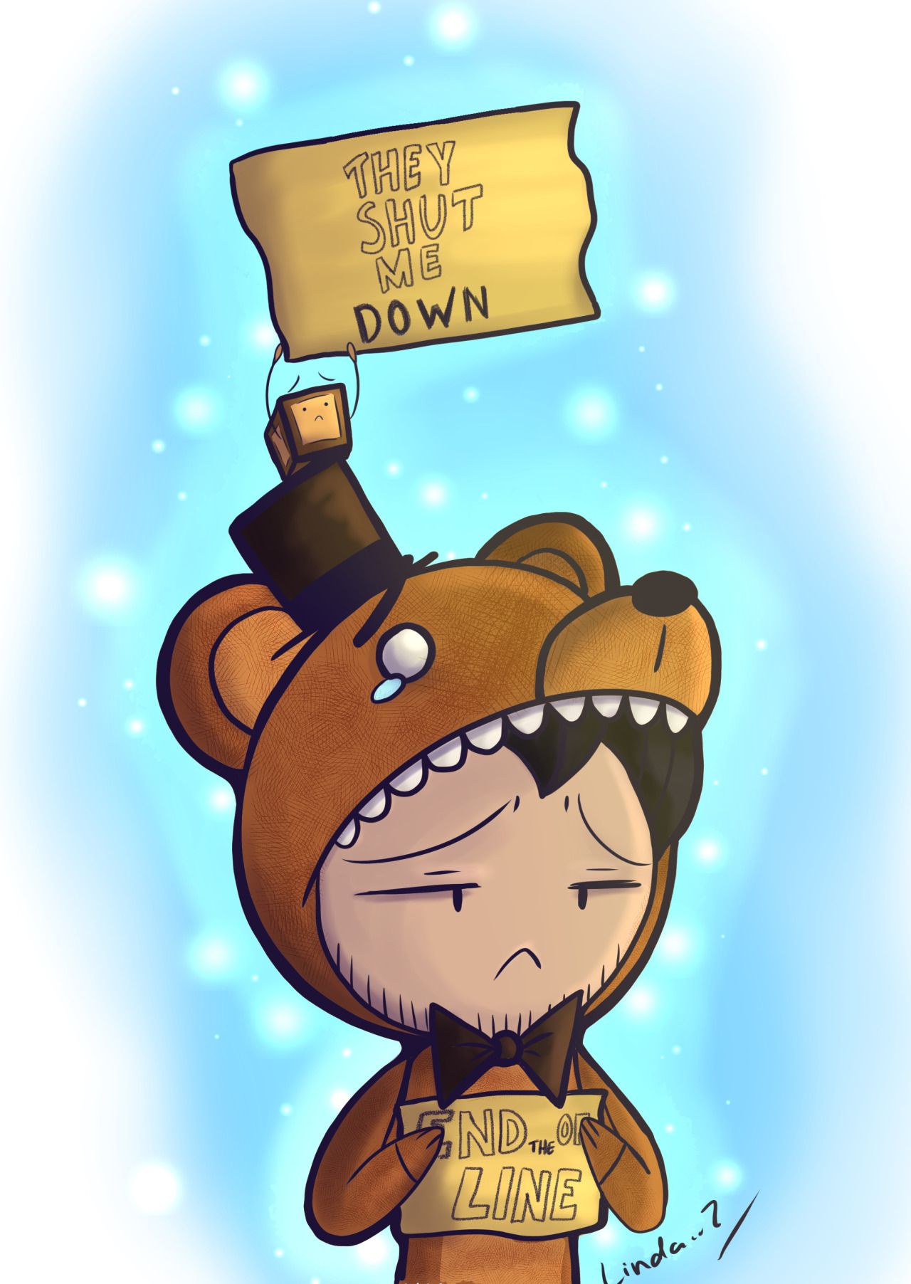 lindavz:  Aaaahhhh =(https://youtu.be/KeIagRX4KQsI could have draw him as foxy but