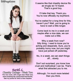 real-aerithlives:Chastity College: Book 3…