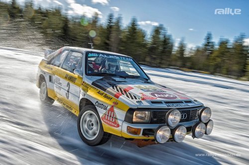 collaverglas:  Stig Blomqvist and the Audis Sport Quattro & Sport Quattro S1. 