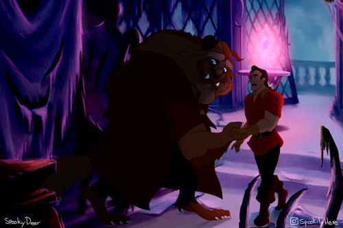 oops! got super inspired by @thenamelessdoll‘s gaston/beast edits and… kind of made a sequel 