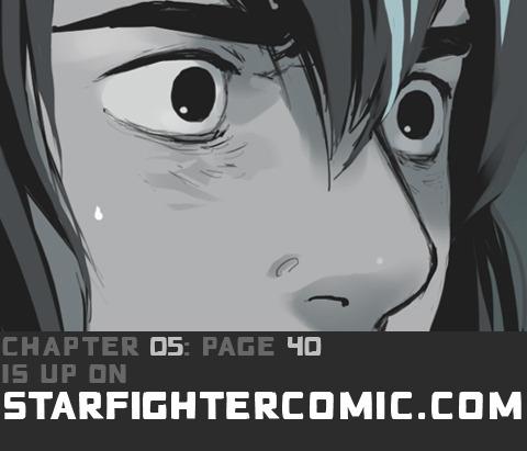 Up on the site!✧ The Starfighter shop: comic books, limited edition prints and shirts, and other merchandise! ✧ My Twitter    My Instagram