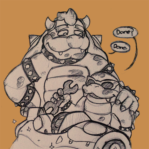 Porn spazboy225:  Bowser Bein’ a Dad.  photos