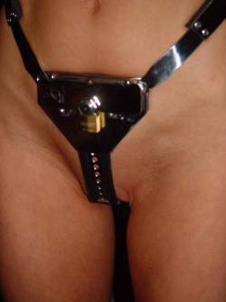 female-chastity-belts:  female-chastity-belts.tumblr.com: Female chastity belts, cages, and all sorts of other chastity devices. If female chastity is your thing, you’re at home.