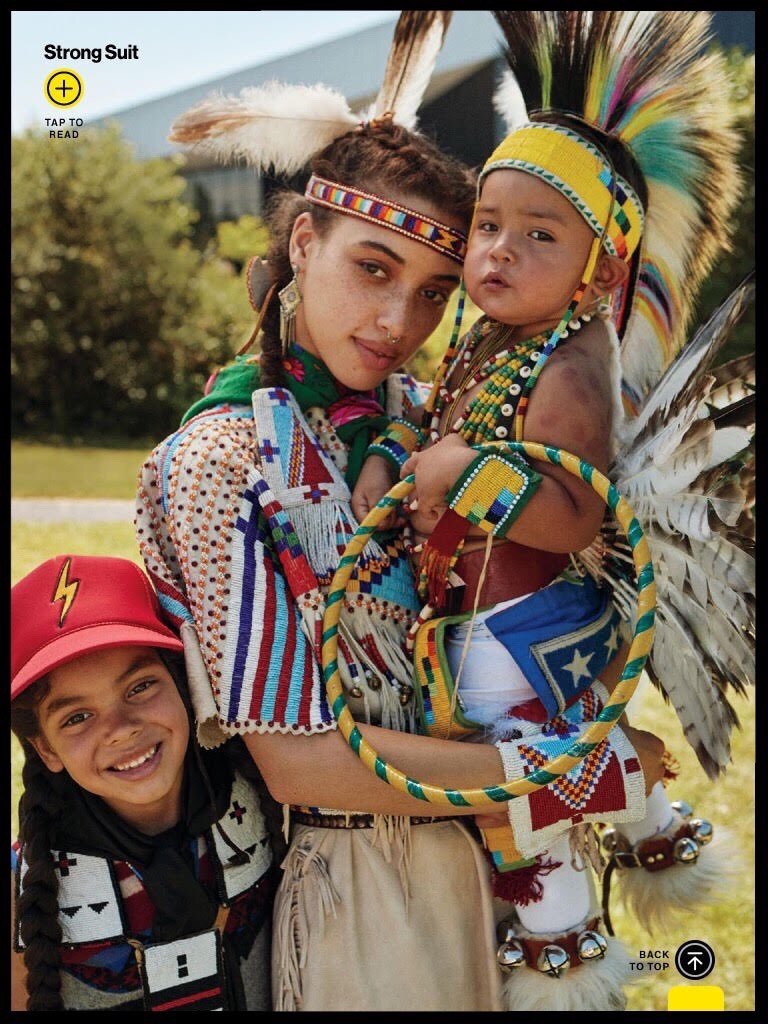westafriqa: Khadijha Red Thunder by Victor Demarchelier for Glamour, September 2017.
