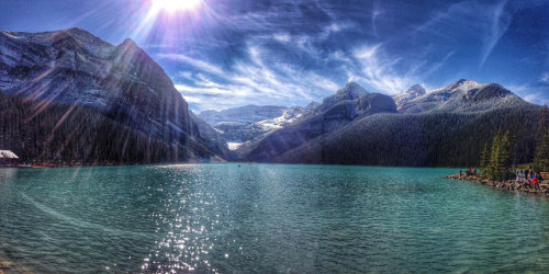 Lake Louise Pano by Dean Martin (simplyred4x4) on Flickr.