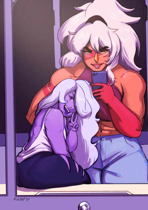 riotbreaker: here’s lovely quartz sisters I did for @punkin-porn !~ Love these two ngl  patreon | ko