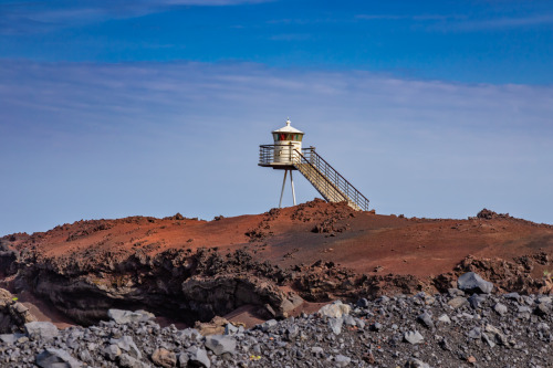 UrðavitiA special lighthouse on the Westman Islands (Vestmannaeyjar)