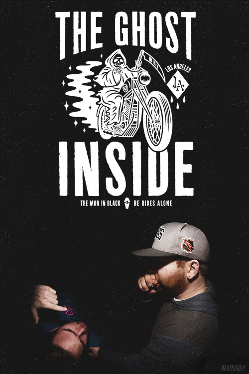 deathingly:  THE GHOST INSIDE Artwork created by the talented: staybold