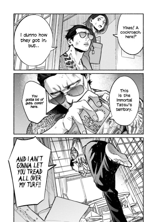 professorsparklepants:akibadetectives:Gokushufudou: The Way Of The House Husband Chapter 19This time