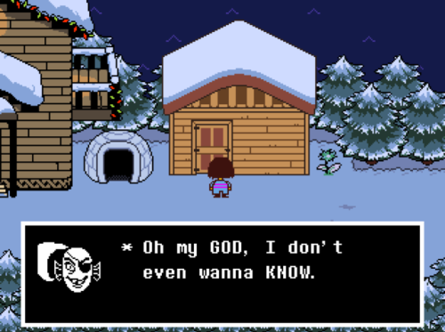 uselessundertalefacts: &gt;tfw Papyrus is so brutal that Undyne is horrified by him This is inac