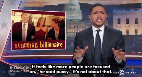 thefingerfuckingfemalefury:  micdotcom:  Trevor Noah goes on to explain why Trump