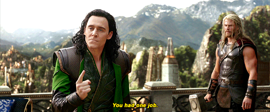 olympiians:  endless list of favourite scenes [1/∞]: loki fails at hiring the right