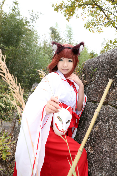Cute Cosplay GIrl Higurashi Rin (Kitsune-Chan 3) 1-6