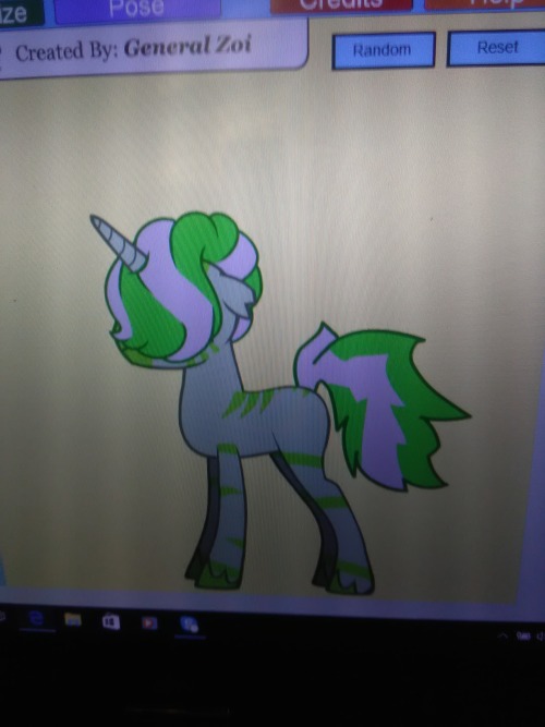 I Saw Somebody Draw A Pony From A Random Generator So I Gave It A Try. Still Working On A Name, Cutie