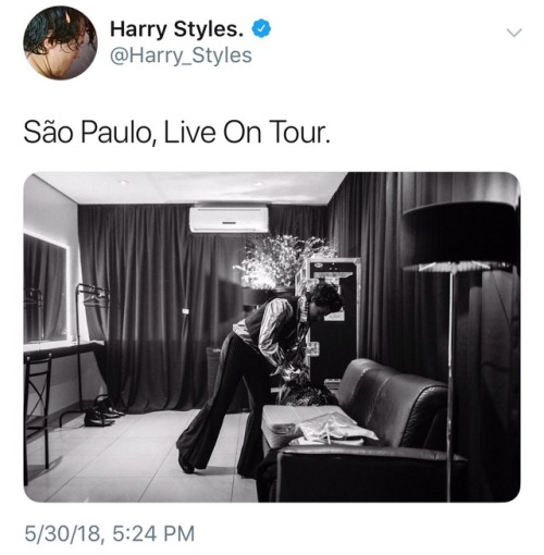 Harry on Twitter || 30 May 18