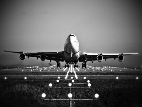 Boeing 747 takeoff