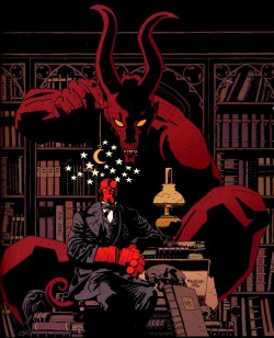 scuolainternazionaledicomics:  Mike Mignola’s