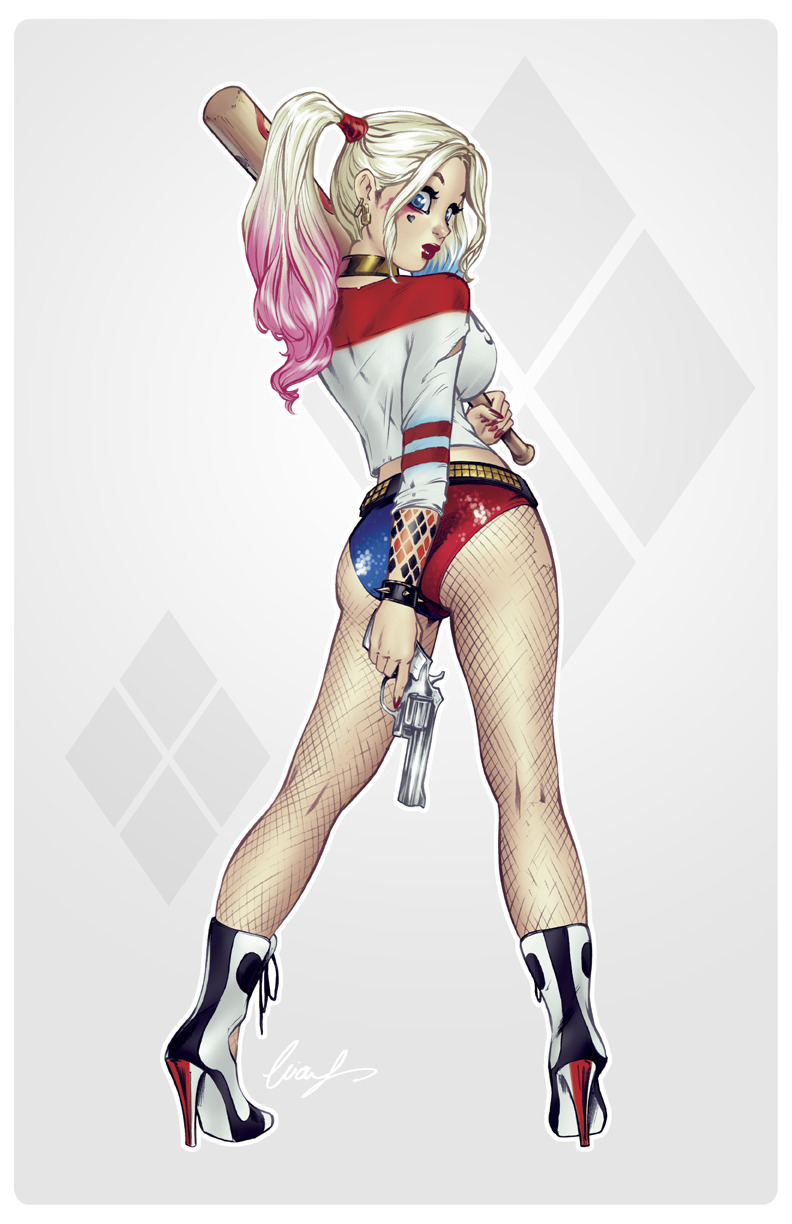 geekcomics:   Harley Quinn by Elias Chatzoudis 