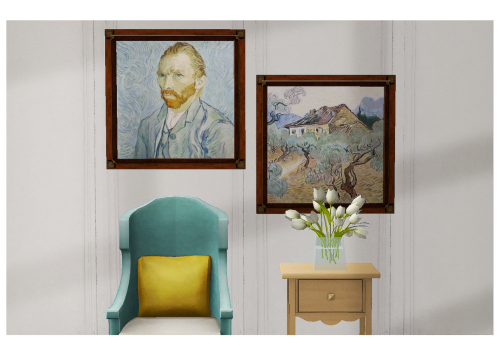 hi guystoday I have some more goodies!1. Van Gogh paintings & drawings by me, on the famous Bell