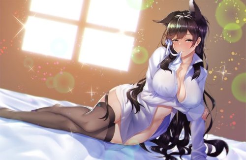 futureisfailed:  (鍵山/Clave 日曜西す11ｂさんのツイート: “彼シャツ　愛宕 #アズールレーン #愛宕(アズールレーン) #アズレン #碧蓝航线 #AzurLane #彼シャツ https://t.co/GT9rHdmVbe… ”から) 