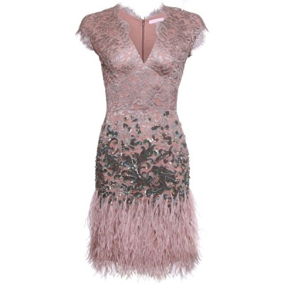 Matthew Williamson Lace Mesh Dress ❤ liked on Polyvore (see more short dresses)