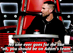 tears-dry:  Adam fucking Levine.