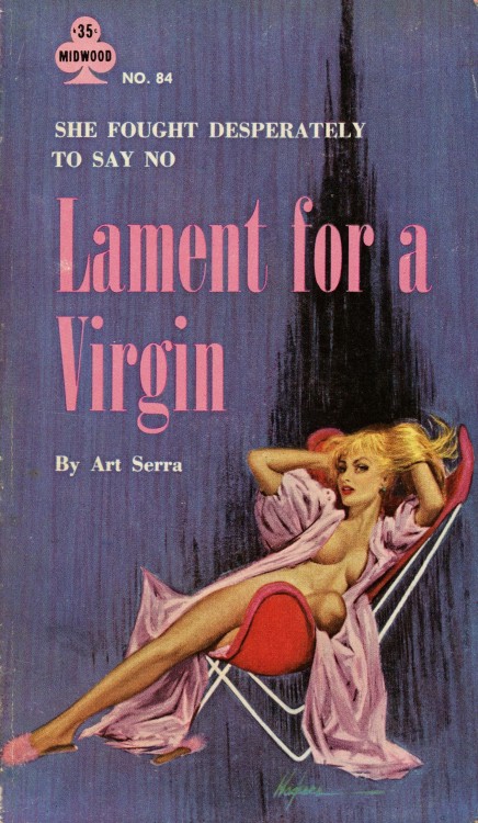 Lament for a Virgin by Art SerraMidwood Books 84, 1961Cover by Al Wagner