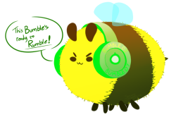 fireandshellamari: Daily Doodle dedicated to one of my newest fave Twitch streamers; BumbleDJ ———————————————————————————————— *Patreon* 