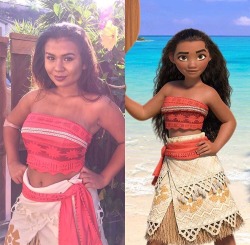 almondkittie:  yungprofesora:  glolizabeth:  MOANA!!😍  My skin has already cleared up just from seeing this pic  SHE IS REAL!!!  