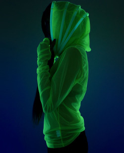 cyberdognet:  Our green Mesh Cage Tunic looks amazing under UV!