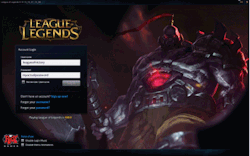 leagueofvictory:  The new sion loadscreen follows your cursor around