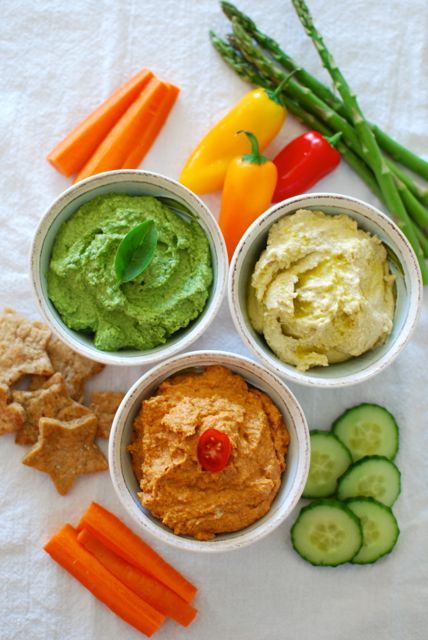 alloftheveganfood:  Vegan Colorful Snack Round Up Vegan Rainbow Lasagna Veggie Stacks (GF) Rainbow Salad (GF/NF/raw) Vegan Cashew Cheese Chard Wraps Three Color Hummus Bell Pepper Rainbow Salsa (GF) Those Beautiful Spring Rolls Easy Hummus Spiral Vegan