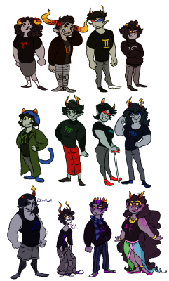 pomp-adourable:  ldefix:   Barastuck (except Gamzee)  Because someones gotta be there to appreciate all these Babes.  GAMGAM BABY 