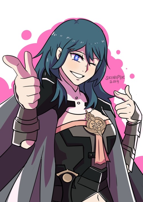 Female Byleth from the new Fire Emblem Three houses