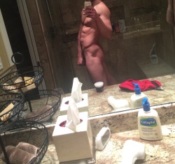 sexy guys with iphone mirror shoot