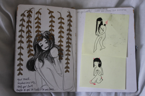 holodeer:  My personal A5 sketchbook done in ~1 month 