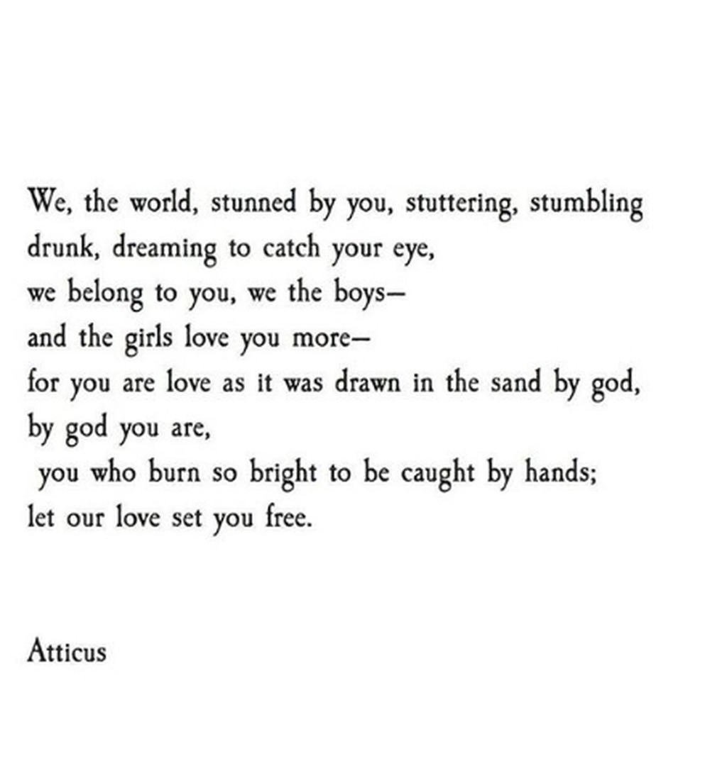 atticuspoetry:  ‘Love Her Wild’ is now available for presale, link in bio. Official